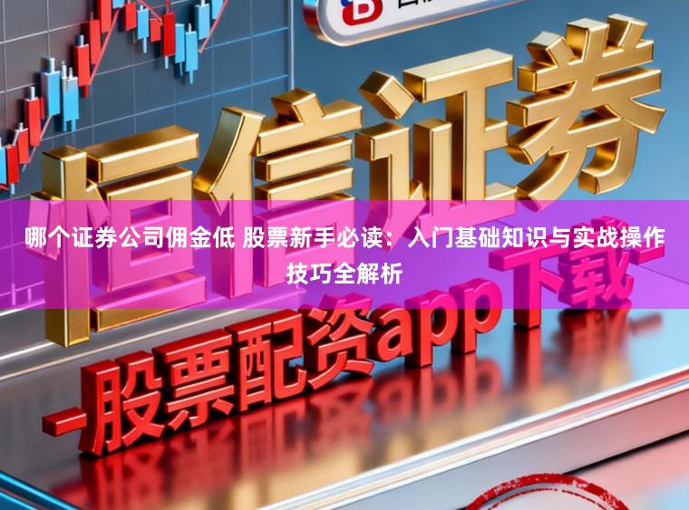 哪个证券公司佣金低 股票新手必读：入门基础知识与实战操作技巧全解析