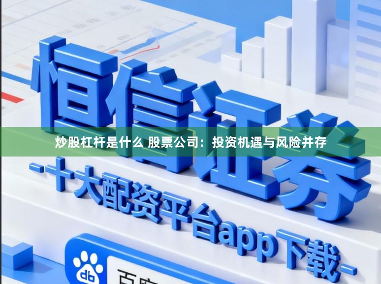 炒股杠杆是什么 股票公司：投资机遇与风险并存