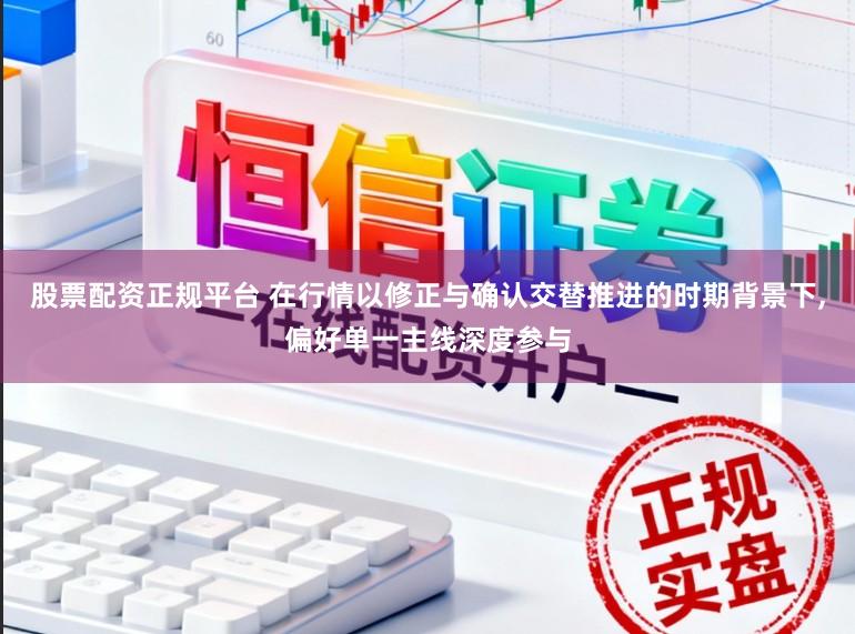股票配资正规平台 在行情以修正与确认交替推进的时期背景下,偏好单一主线深度参与