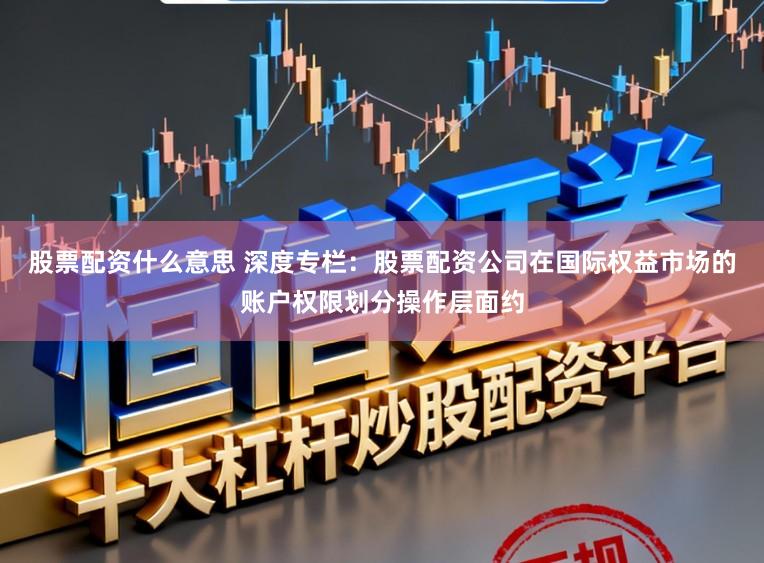 股票配资什么意思 深度专栏：股票配资公司在国际权益市场的账户权限划分操作层面约